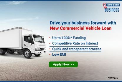 New Commercial Vehicle Loan